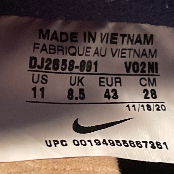 Custom Made Nike Air 3M Low Sneakers Size 11M - Picture 8 of 14